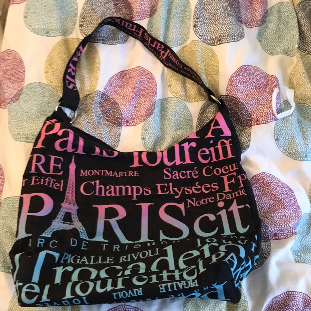 Multicolored Paris Shoulder Bag